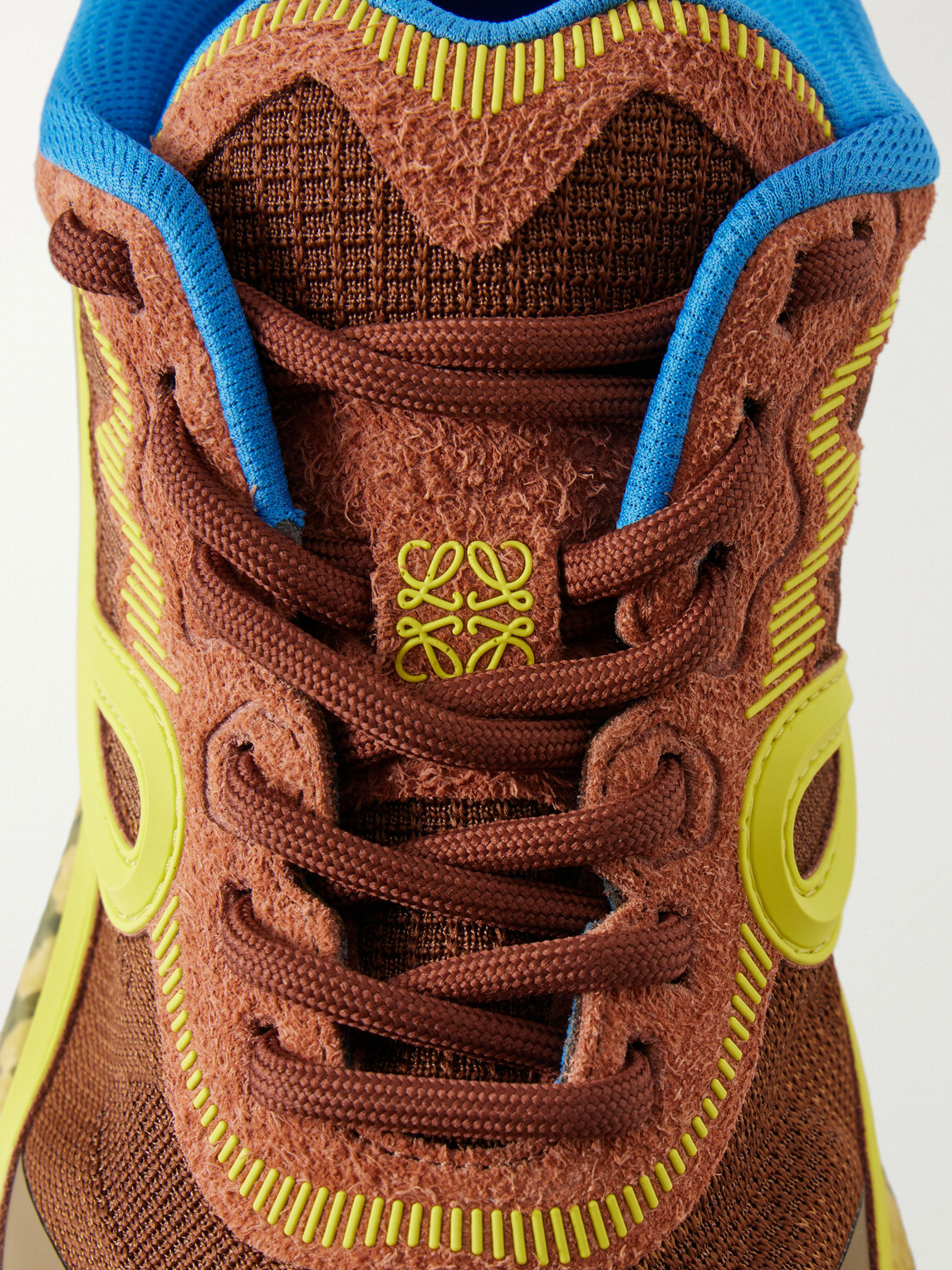 LOEWE - Pogo Rubber-Trimmed Mesh Sneakers - Multi