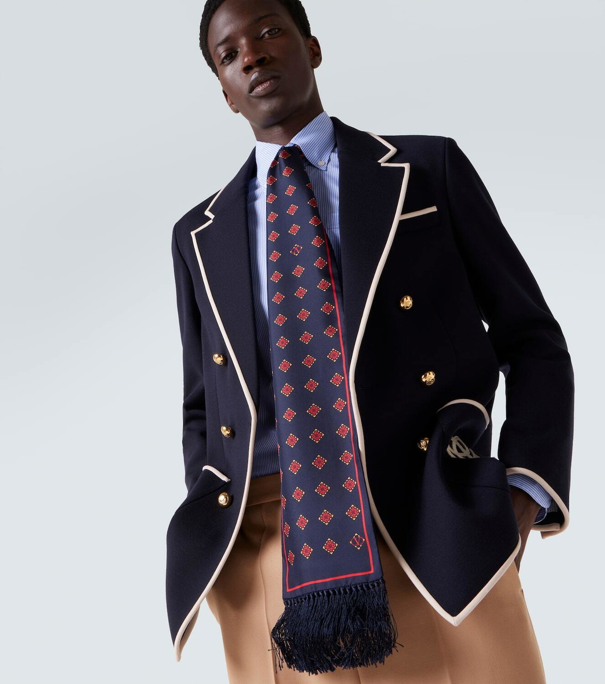Valentino Garavani Pinted silk scarf