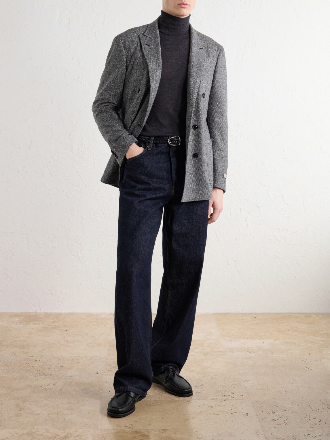 Canali - Wool Rollneck Sweater - Gray