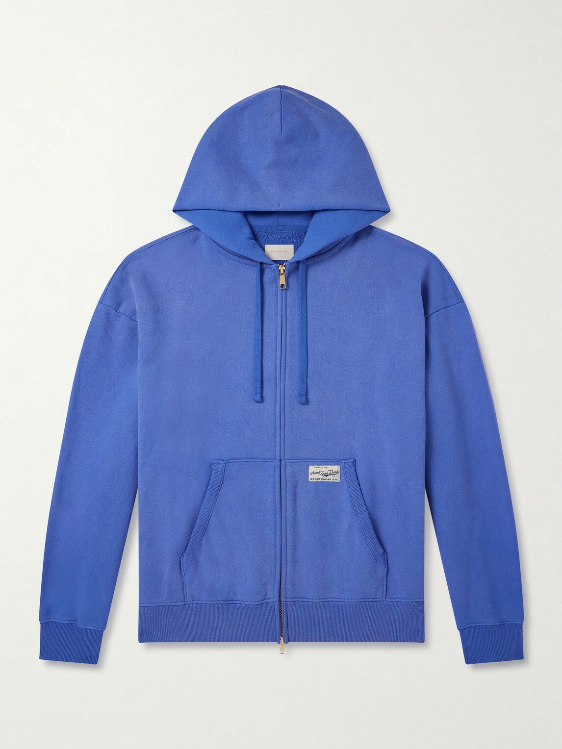 Aimé Leon Dore - Cotton-Jersey Zip-Up Hoodie - Blue