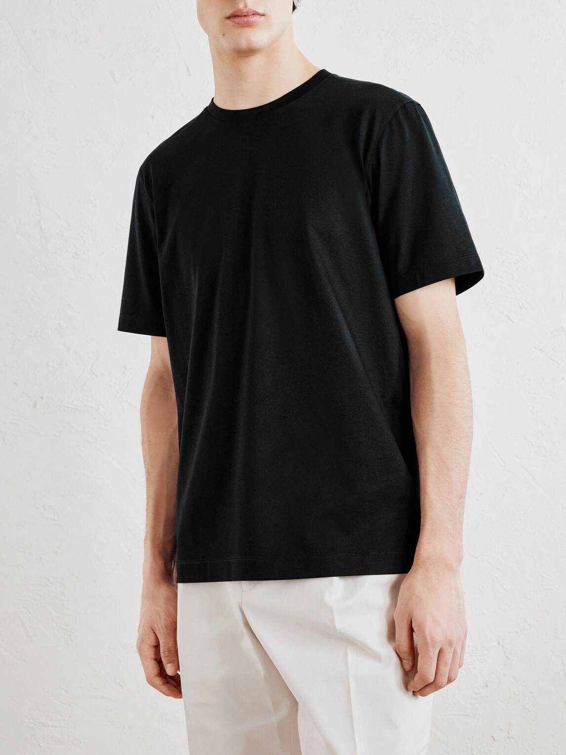 Zegna - Cotton-Jersey T-Shirt - Black