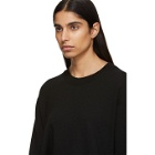 Cedric Charlier Black Asymmetric Sweater