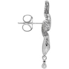 Vivienne Westwood Silver Man. Avalon Single Stud Earring