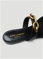 Le Mallion Flat Sandals in Black