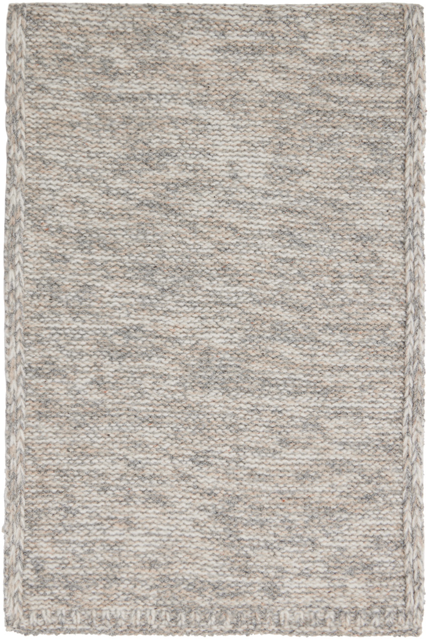 Joseph Gray Knit Scarf