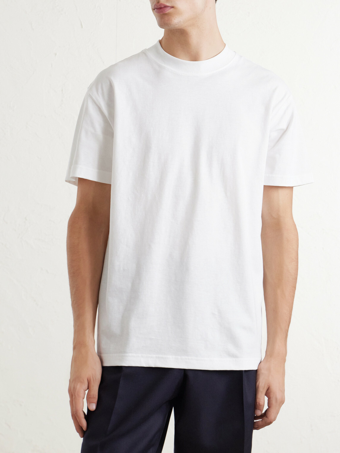 Lardini - Cotton-Jersey T-Shirt - White