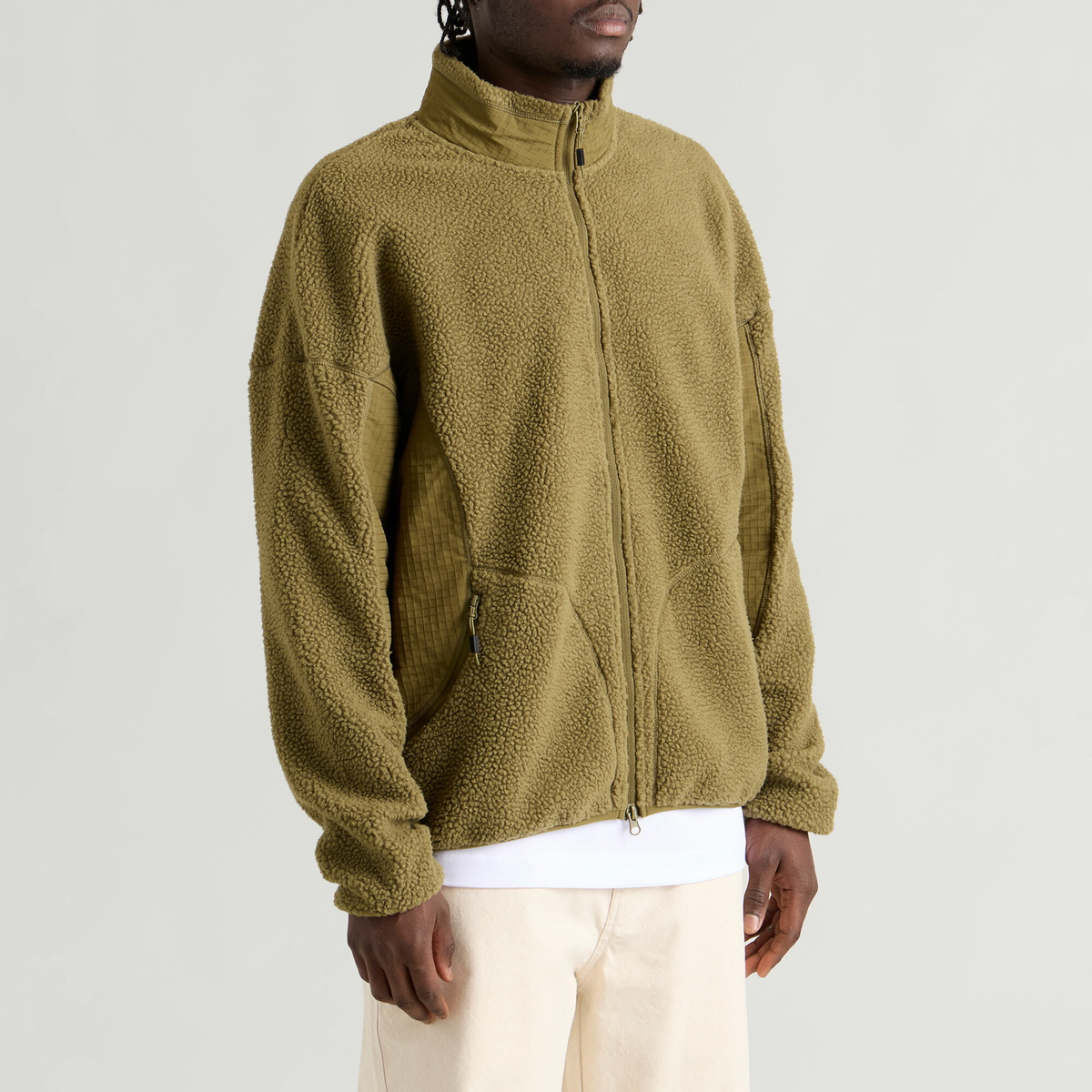 Mellow Clo Men's Expedition Fleece Jacket - END. Exclusive in Olive