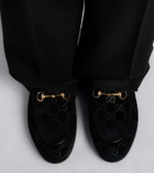 Gucci Jordaan GG suede loafers