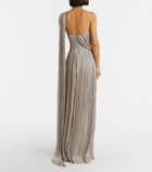 Marmar Halim Pleated bustier gown