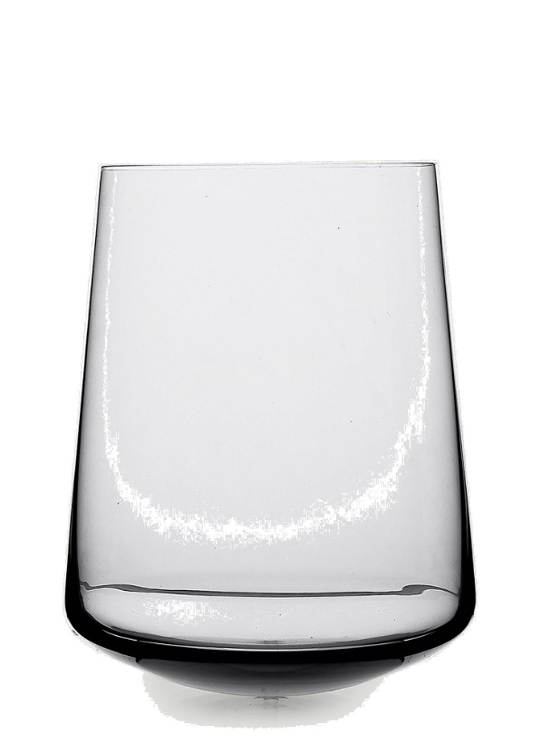 Photo: Set of Two Stand Up White Wine Glasses in Grey
