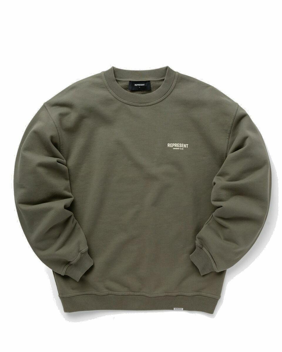 Photo: Represent Represent Owners Club Sweater Green - Mens - Sweatshirts