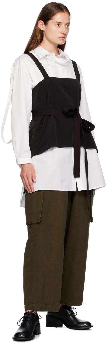 Y's Khaki Gabardine Trousers
