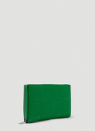 Intreccio Zip Around Wallet in Green