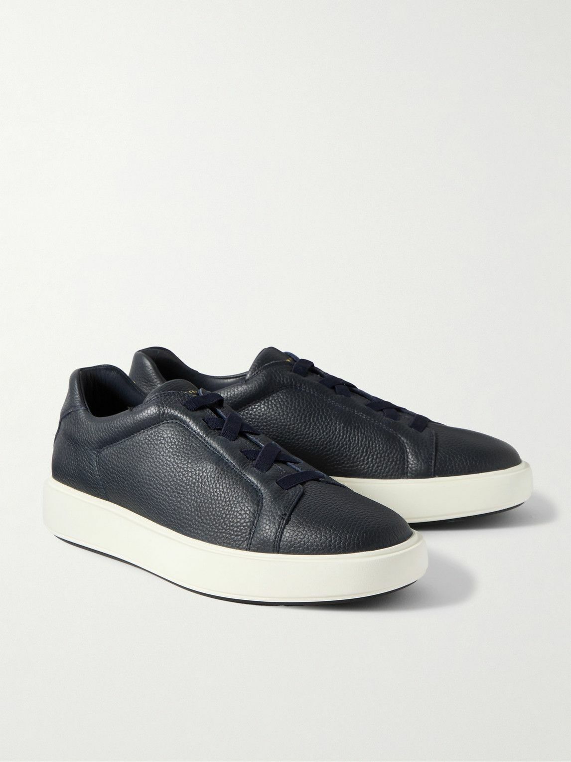 Officine Creative - Slouch 001 Full-Grain Leather Sneakers