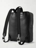 FERRAGAMO - Webbing-Trimmed Leather Backpack