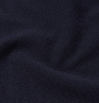 Brunello Cucinelli - Slim-Fit Contrast-Trimmed Cotton-Piqué Polo Shirt - Men - Midnight blue