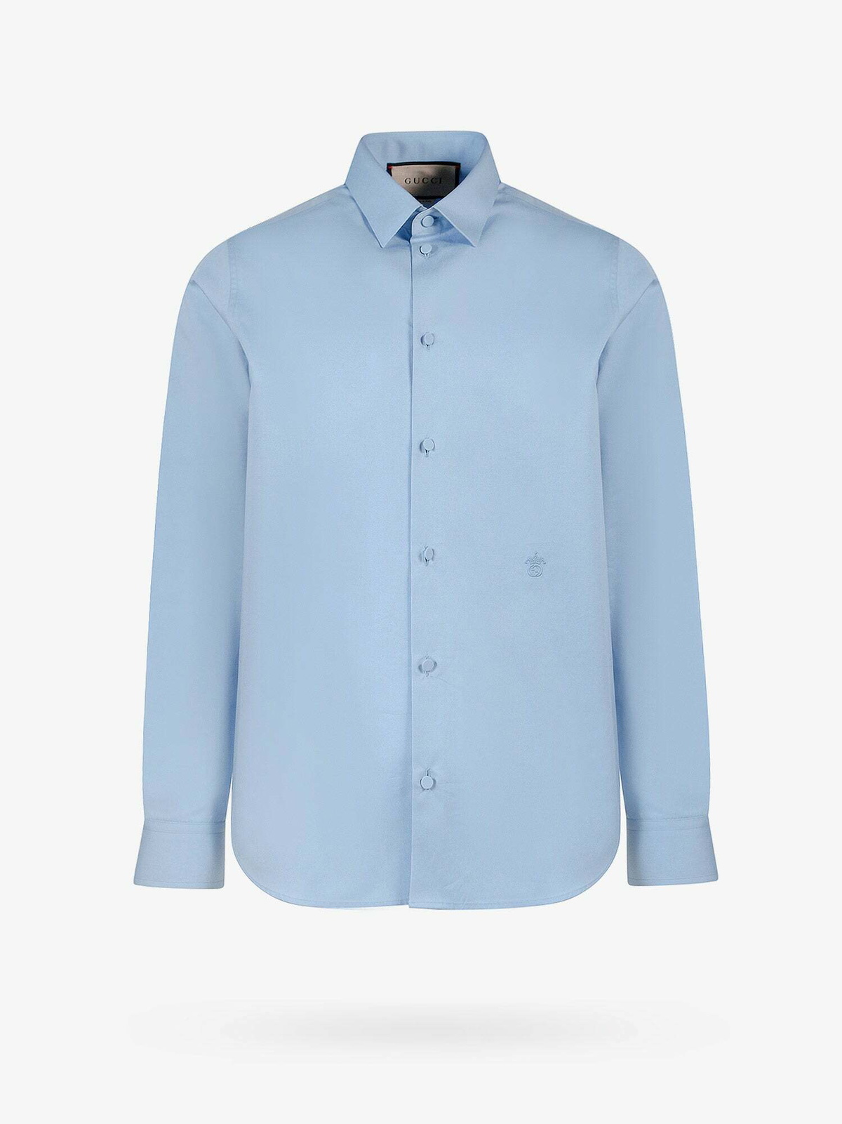 gucci blue dress shirt GUCCI - Long-sleeved shirt - Blue