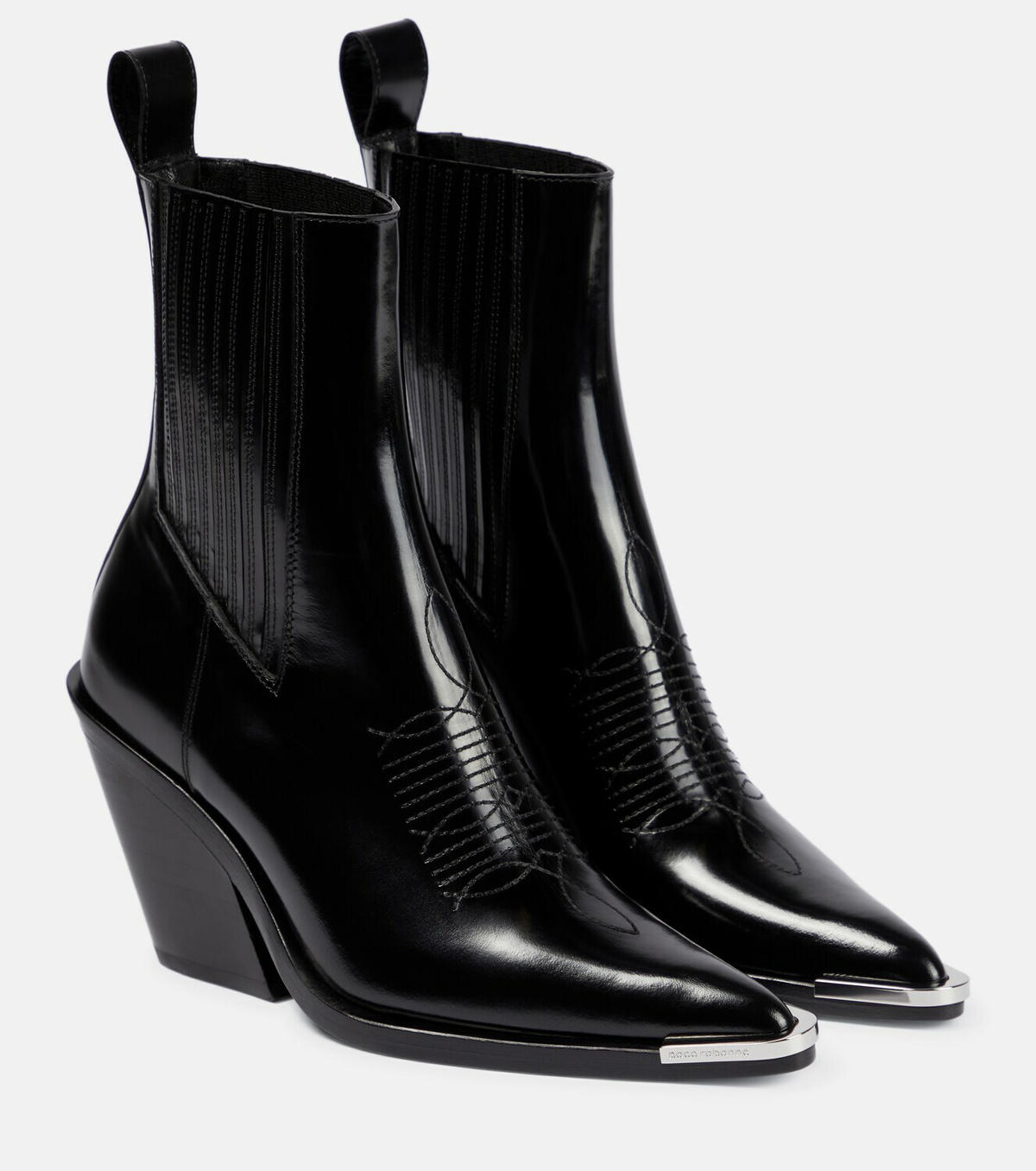 Paco Rabanne Leather ankle boots
