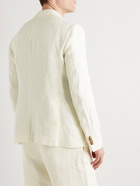 Giorgio Armani - Upton Linen Suit Jacket - Neutrals