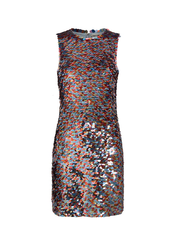 Photo: JW Anderson Sequin-embellished Mini Dress Multicoloured 1