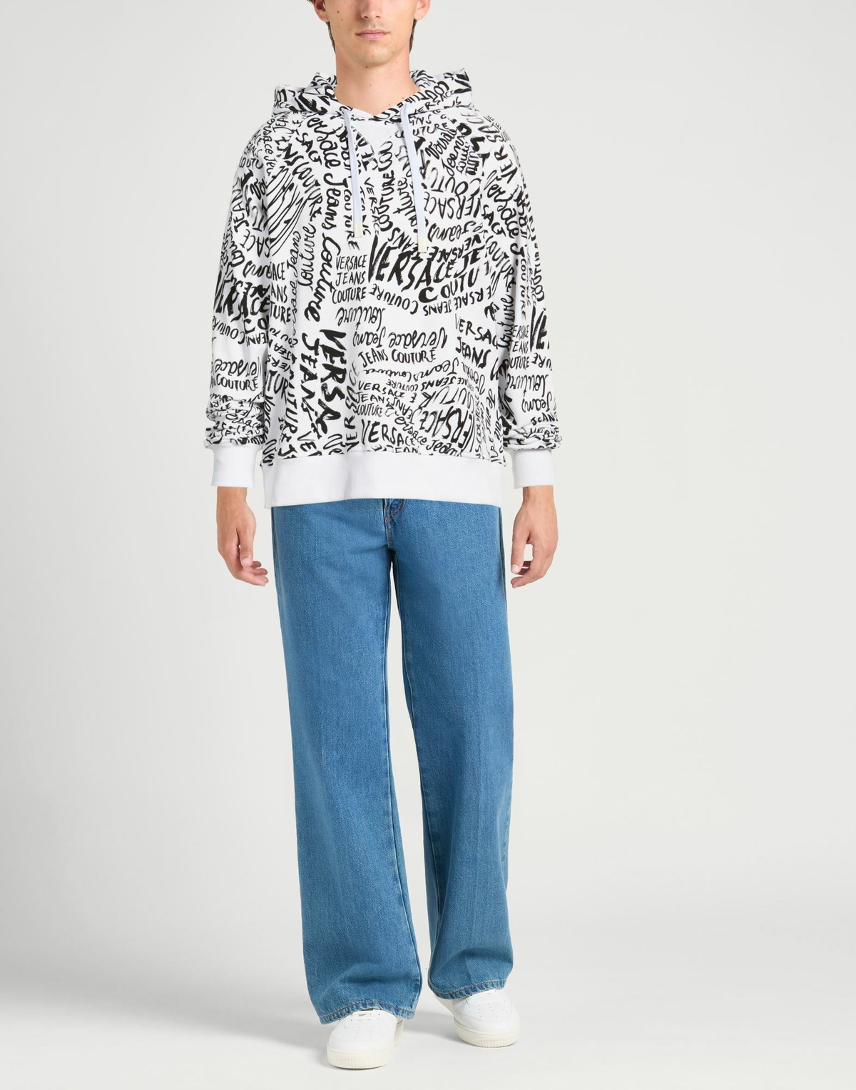 Versace Jeans Couture Mens Sweatshirt in White