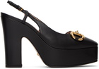 Gucci Black Horsebit Heels