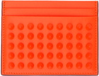 Christian Louboutin Orange Kios Card Holder