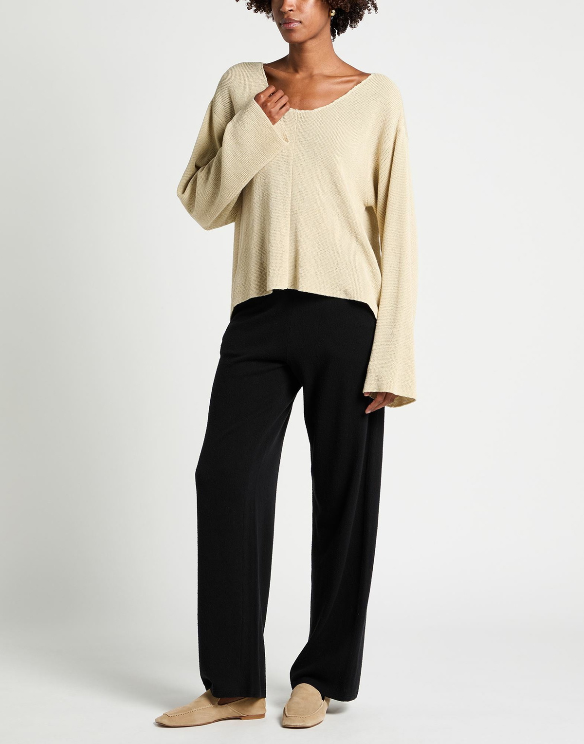The Row Womens Sweater in Beige