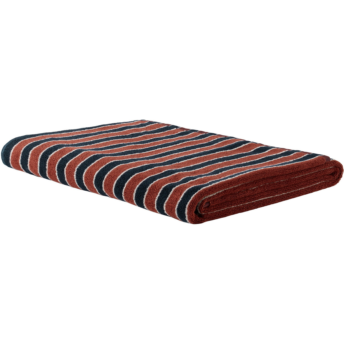 Autumn Sonata Burgundy & Navy Helena Pool Towel