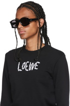 Loewe Black Paula's Ibiza Large Sunglasses