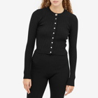 Paco Rabanne Women's Buttoned Cardigan in Black