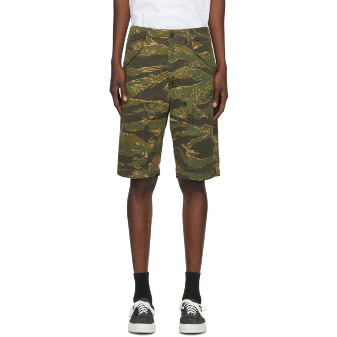 Photo: Neighborhood Green Tiger Helicrew Shorts