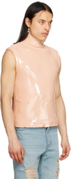 EGONlab Pink Sequin Turtleneck
