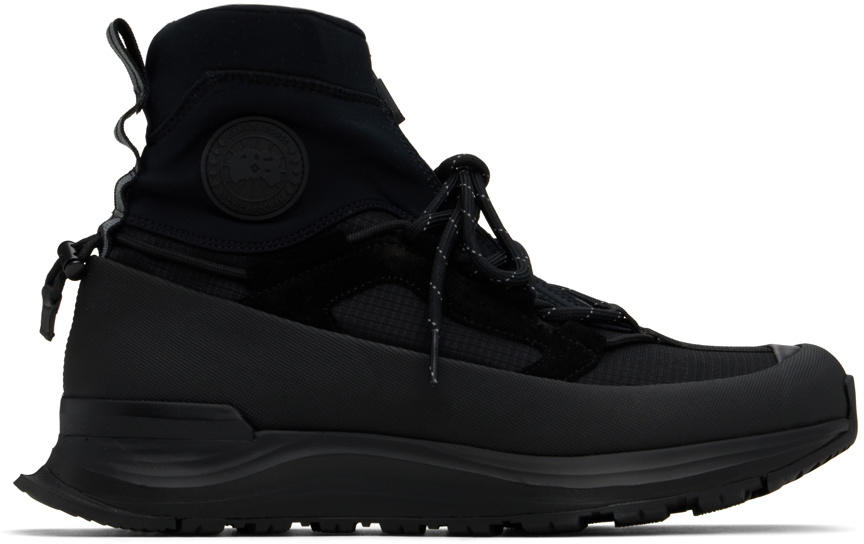 Canada Goose Black Glacier Trail High Sneakers