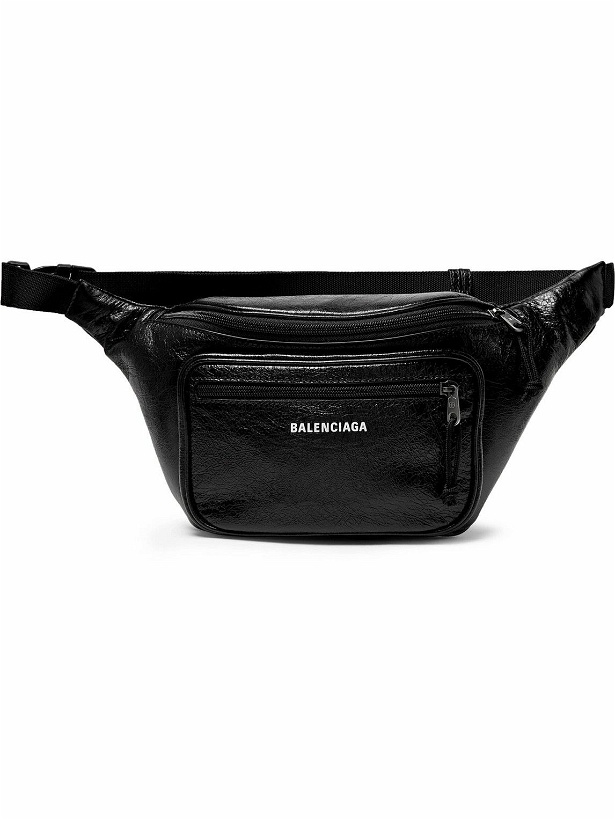 Photo: Balenciaga - Arena Creased-Leather Belt Bag