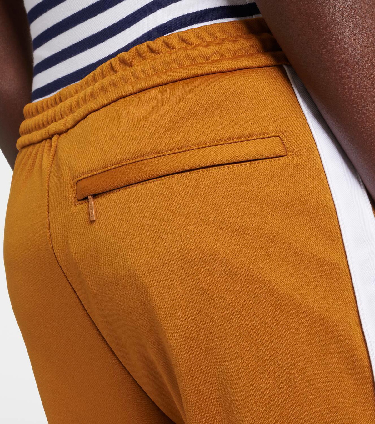Loewe Anagram striped jersey sweatpants