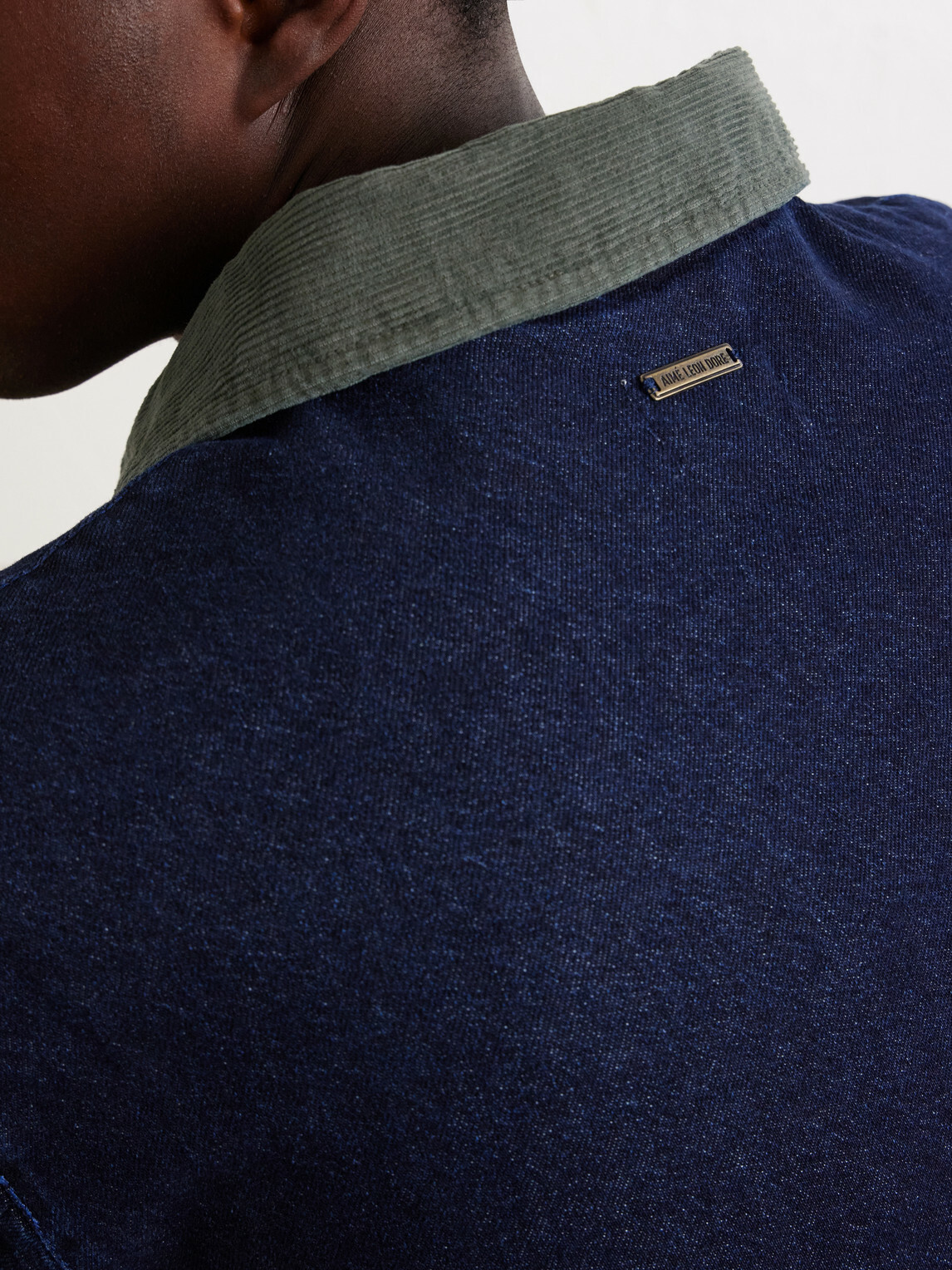 Aimé Leon Dore - Corduroy-Trimmed Denim Jacket - Blue