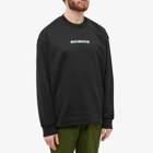 Stone Island Men's Microbranding Crew Sweat in Black