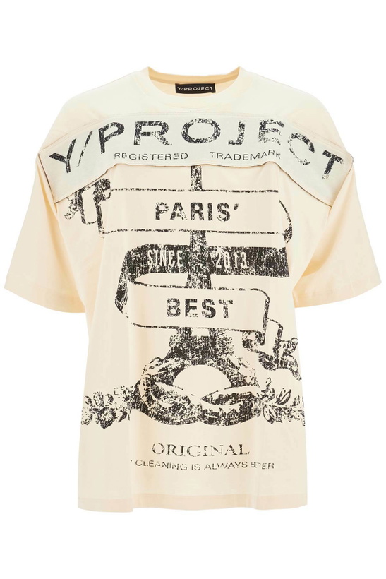 Photo: Y PROJECT "paris' best t-shirt with Neutro