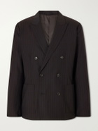 NN07 - Jordin 10037 Double-Breasted Recycled Blazer - Brown