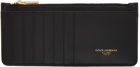 Dolce & Gabbana Black Calfskin Vertical Wallet