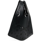 Simone Rocha Black Mini Lasercut Lace Shopper Tote