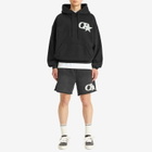 Cole Buxton Men's CB Star Distressed Pocket Hoodie in Vintage Black