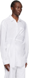 Ann Demeulemeester White Mark Shirt