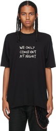 Song for the Mute Black 'We Only Come Out At Night' T-Shirt