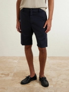 Canali - Straight-Leg Stretch Cotton-Blend Shorts - Unknown