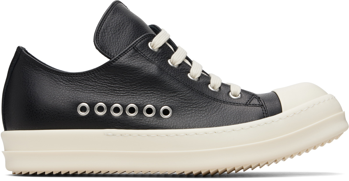 Rick Owens Black Temple Extreme Low Sneakers