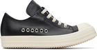 Rick Owens Black Temple Extreme Low Sneakers