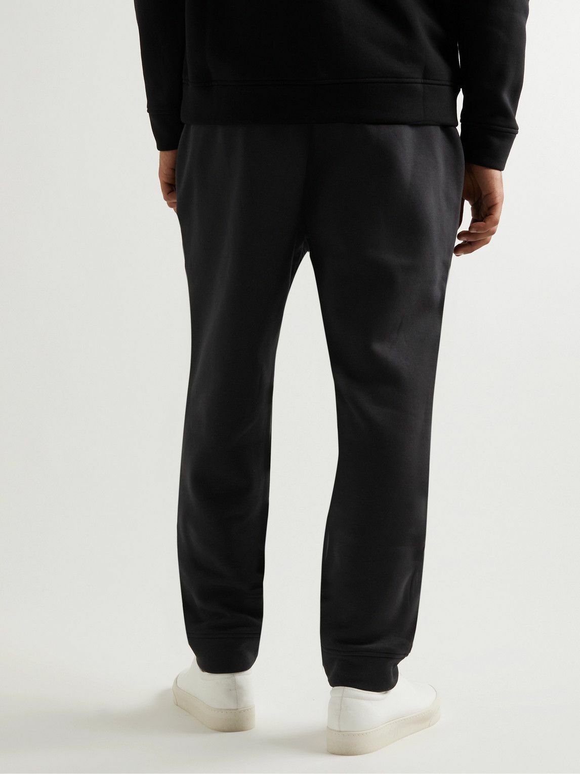 ZEGNA Black Bonded Sweatpants