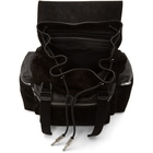 AMIRI Black Suede Rucksack Backpack